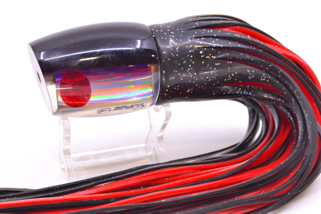 Crane Lures Silver Rainbow Dark Purple Back Dirty Bird 9"+ 6oz Skirted Pre-Owned GZE