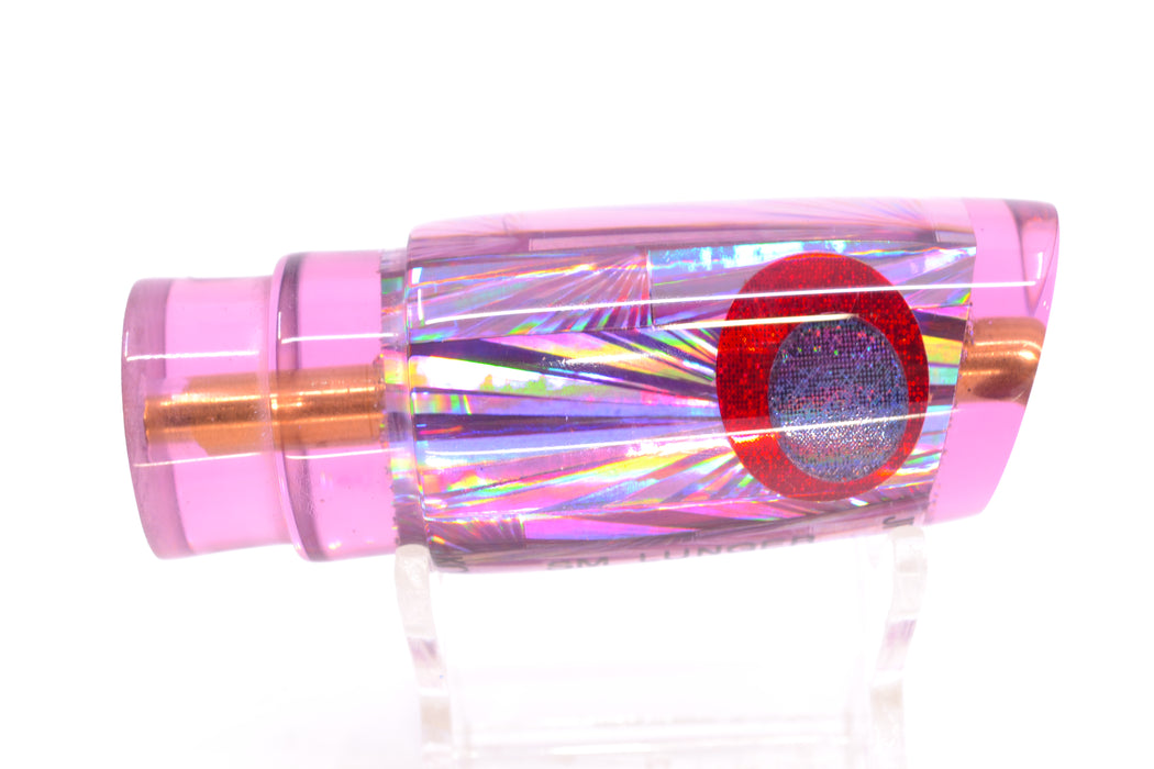 Koya Lures Purple Rainbow Starburst Black-Red Eyes JP Small Lunger 10" 3.5oz