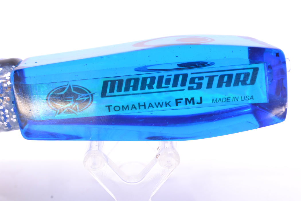 Marlinstar Blue Starburst Lead Medium Tomahawk FMJ 9"+ 11.4oz Skirted Blue-Black GZE