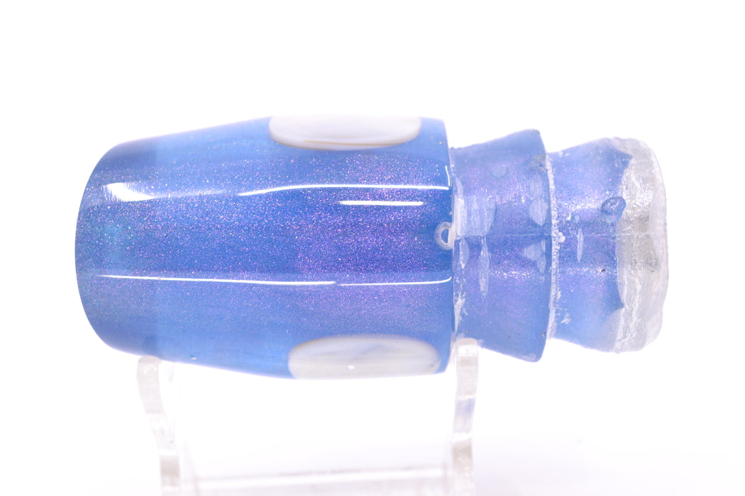 Joe Yee Lures by KEGZ Transparent Blue Pearl White Shell Eyes Apollo 12" 2.8oz