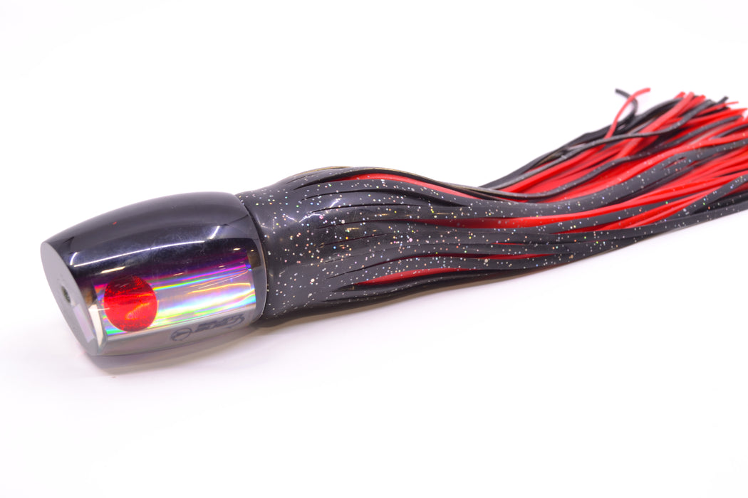 Crane Lures Silver Rainbow Dark Purple Back Dirty Bird 9"+ 6oz Skirted Pre-Owned GZE