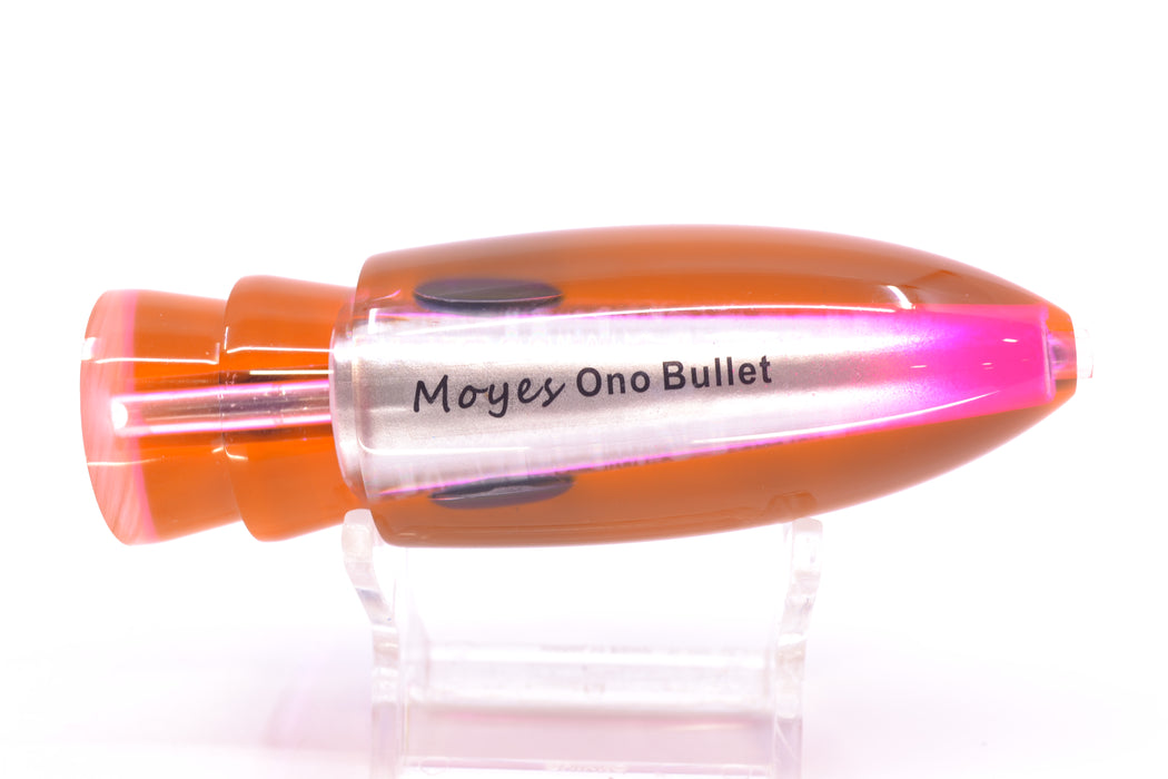 Moyes Lures Silver Aurora Black-Pink Back Keeled Medium Ono Bullet 9" 5.8oz GZE