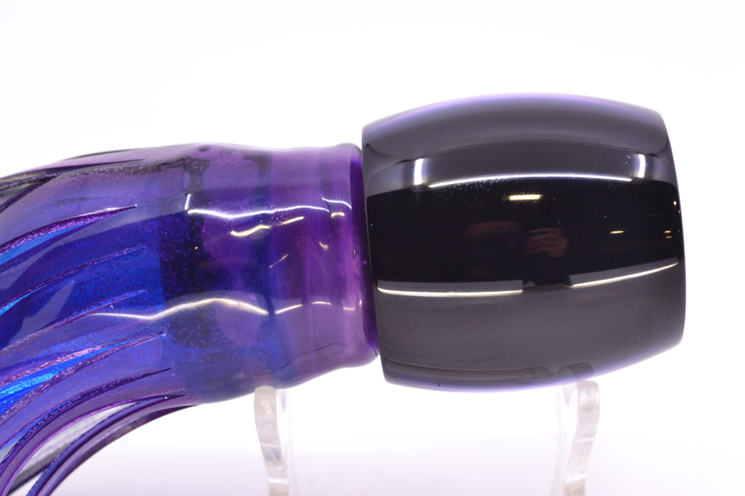 Moyes Lures Skipjack Paua-MOP Black-Purple Back Large Secret 12" 6.5oz Skirted Skipjack GZE