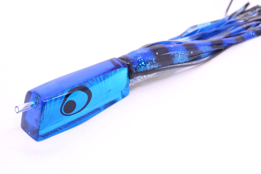 Marlinstar Blue Starburst Lead Medium Tomahawk FMJ 9"+ 11.4oz Skirted Blue-Black GZE