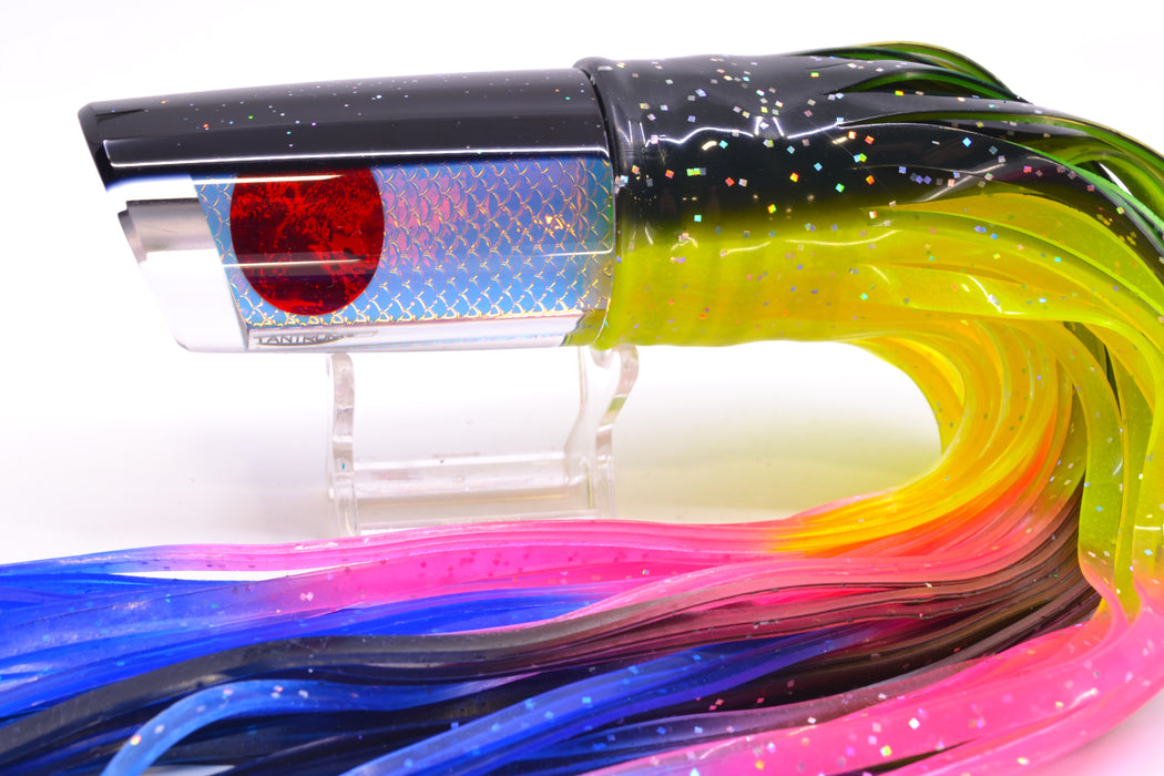 TANTRUM Lures Ice Rainbow Scale Black Back Large Kaboom 12" 11oz Skirted Magic Johnson GZE
