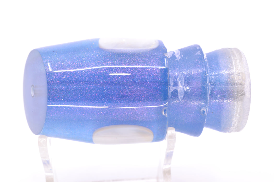 Joe Yee Lures by KEGZ Transparent Blue Pearl White Shell Eyes Apollo 12" 2.8oz