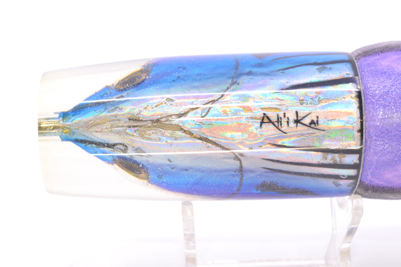 Ali'i Kai Lures Skipjack/Aku Medium Hard Head 12" 7oz ALV Vinyl Purple Skipjack