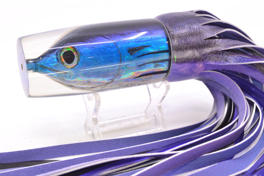 Ali'i Kai Lures Skipjack/Aku Medium Hard Head 12" 7oz ALV Vinyl Purple Skipjack GZE