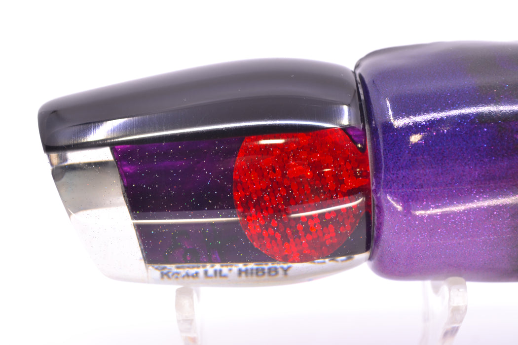 Marlin Magic Purple MOP Black Back Red Eyes Lil Hibby 10" 6.5oz FT Vinyl Grape Juice