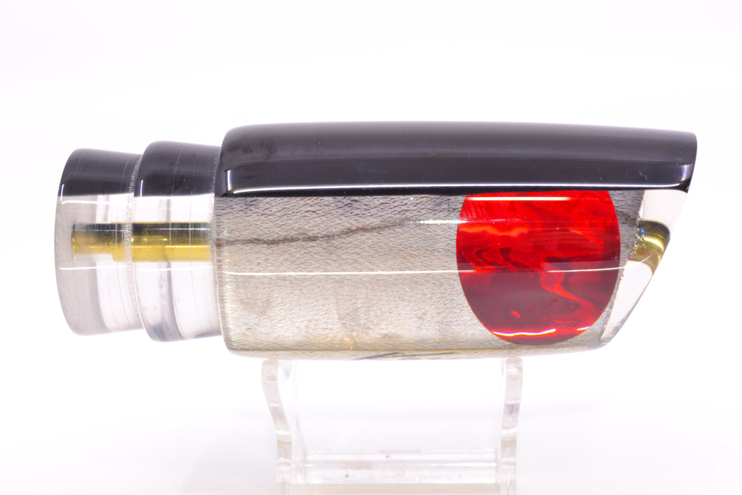 Koya Lures Lai Skin Black Back Red Eyes Large 614 14" 7oz GZE