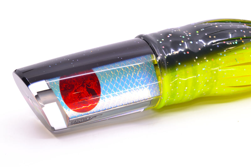 TANTRUM Lures Ice Rainbow Scale Black Back Large Kaboom 12" 11oz Skirted Magic Johnson