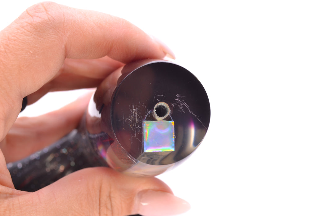 Crane Lures Silver Rainbow Dark Purple Back Dirty Bird 9"+ 6oz Skirted Pre-Owned GZE