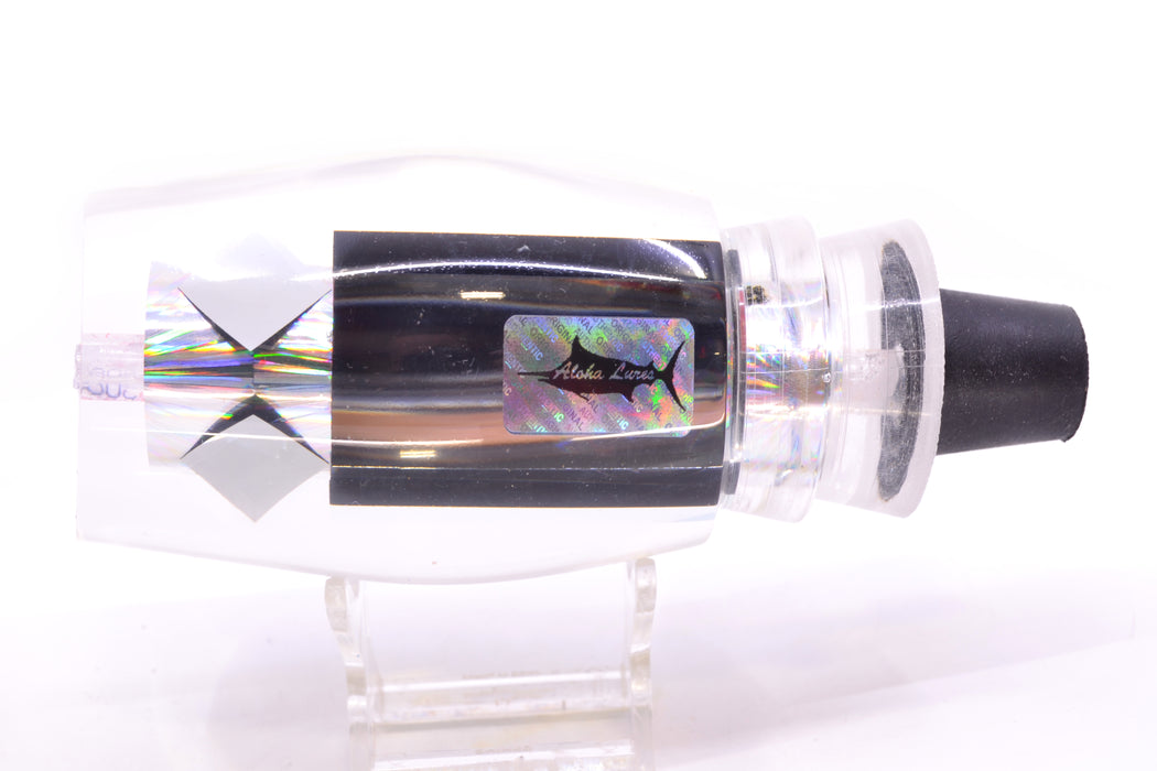 Aloha Lures Clear Mirrored Silver Rainbow Starburst The Machine 16" 11.2oz