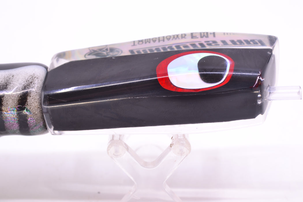 Marlinstar Black Lead Medium Tomahawk FMJ 9"+ 11.4oz Skirted White Aurora-Black GZE