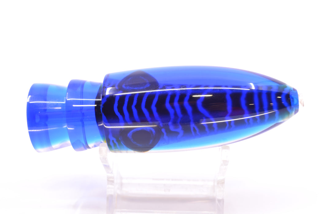Moyes Lures Blue Mackerel Keeled Medium Ono Bullet 9" 5.8oz GZE