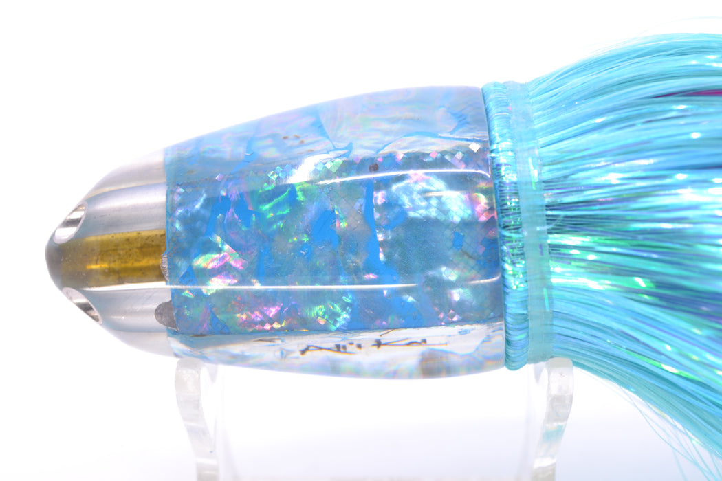 Ali'i Kai Lures Ice Blue Awabi UFO Jet 9"+ 6.5oz Strobez Ice Blue/Pink