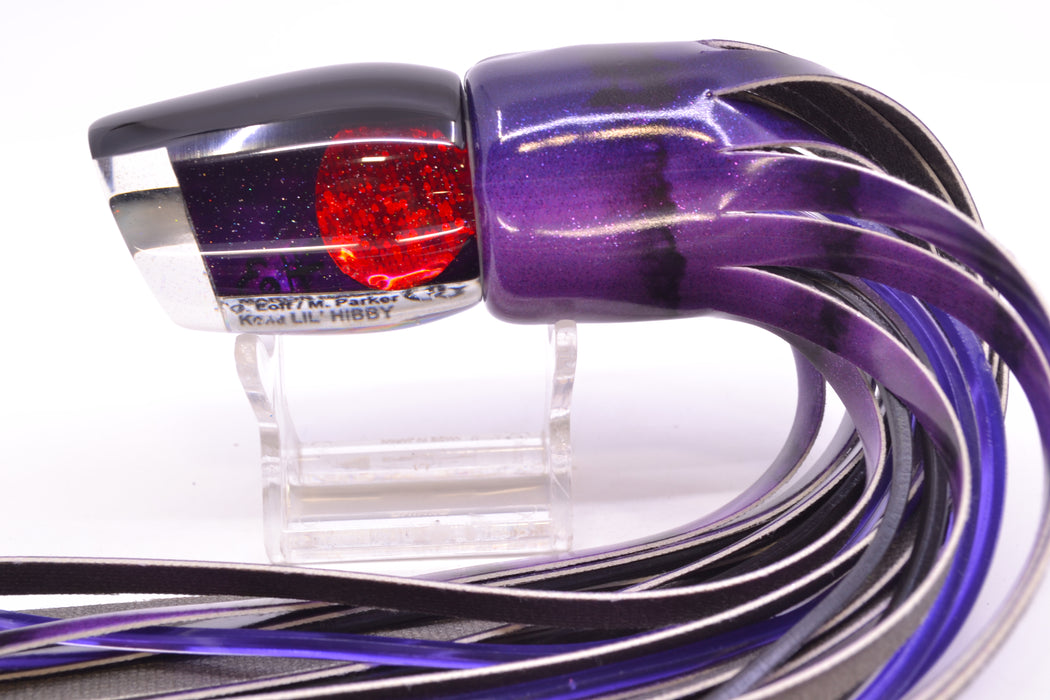 Marlin Magic Purple MOP Black Back Red Eyes Lil Hibby 10" 6.5oz FT Vinyl Grape Juice