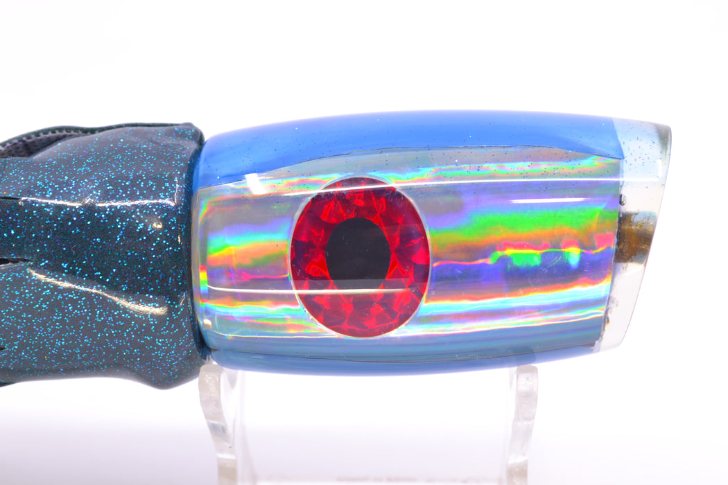 Unknown Silver Rainbow Blue Back Reverse Taper Plunger 10" 5.7oz Vinyl Teal New Pre-Owned GZE