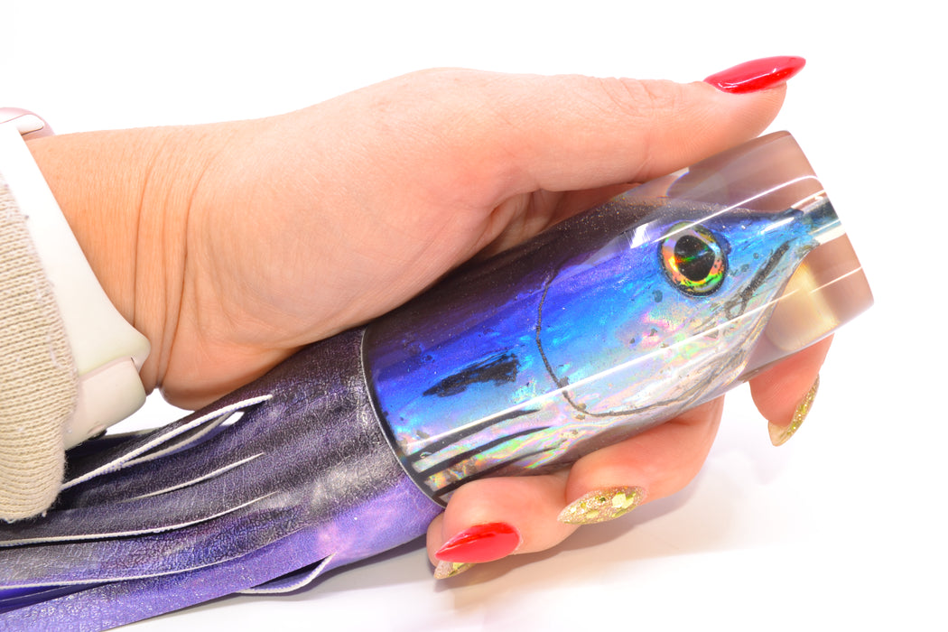 Ali'i Kai Lures Skipjack/Aku Medium Hard Head 12" 7oz ALV Vinyl Purple Skipjack GZE