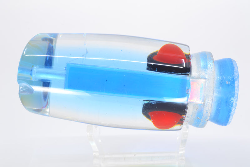 Joe Yee Lures by KEGZ Ice Blue Rainbow Red-Black Eyes 501 12" 5oz *CHIPPED* GZE