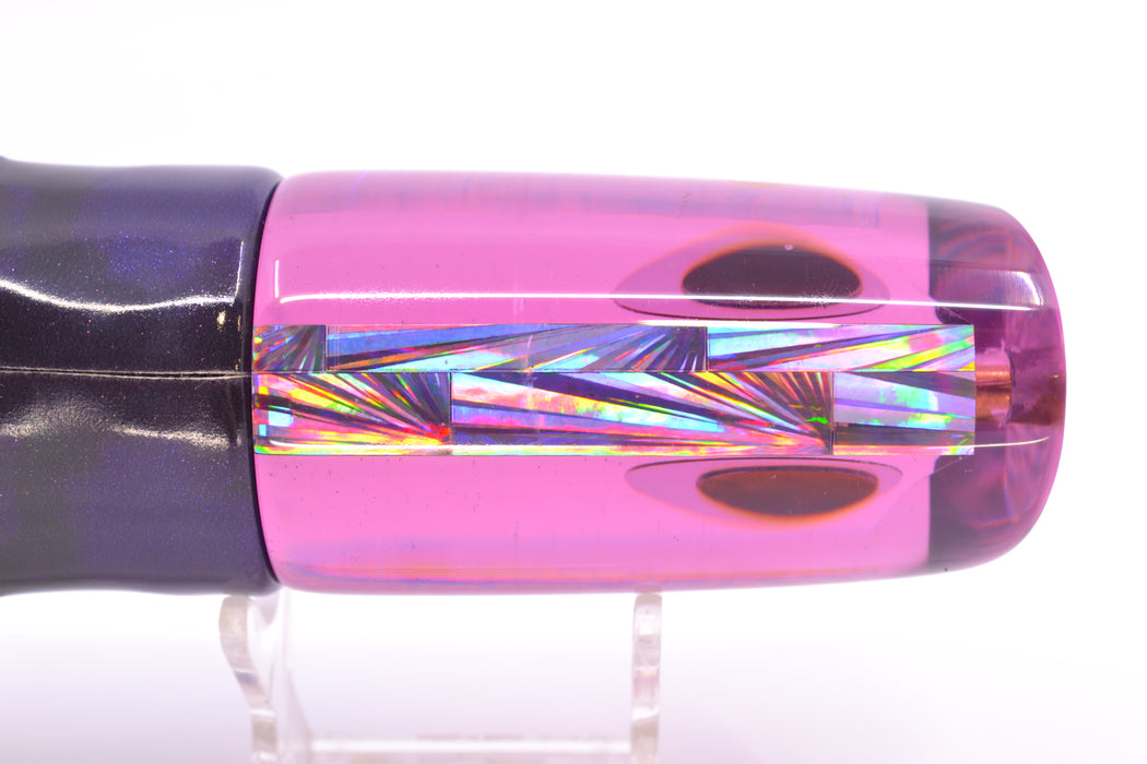 Koya Lures Purple Rainbow Starburst JP Large Lunger 14" 10oz Fire Tailz Vinyl Grape Juice GZE