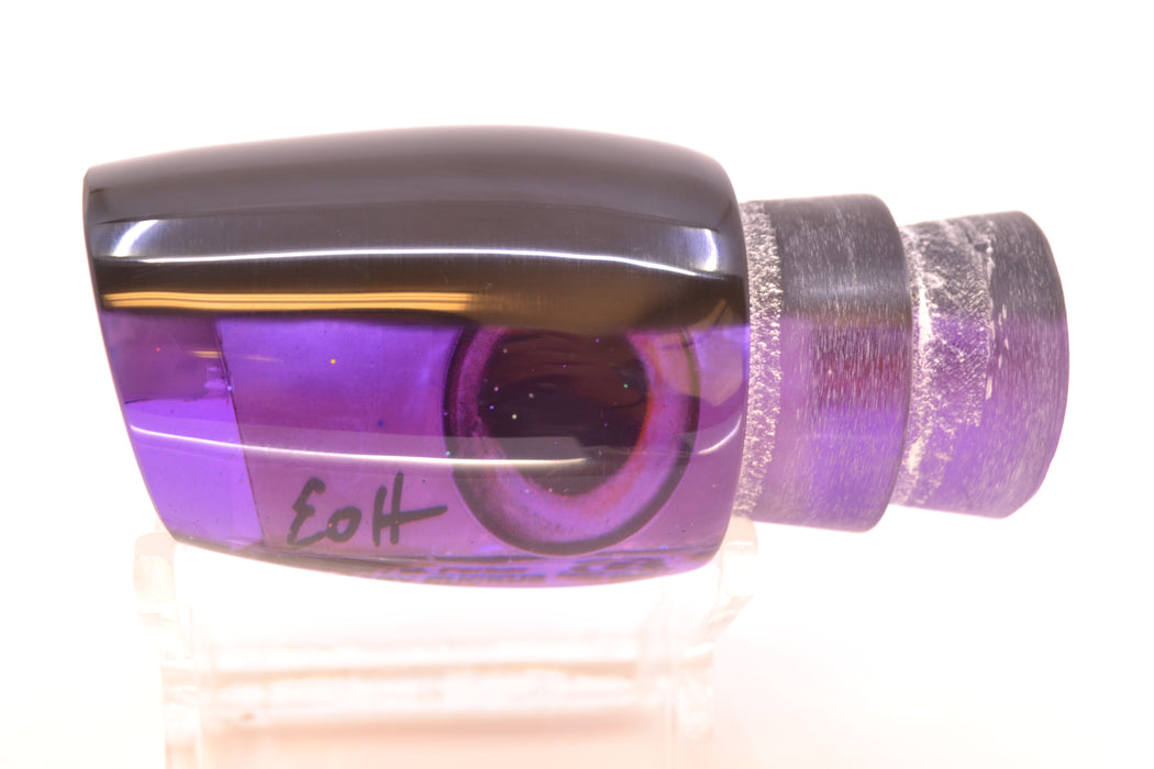 Marlin Magic Lures Purple MOP Black Back Taxi Eyes Baby Ruckus 10" 4oz