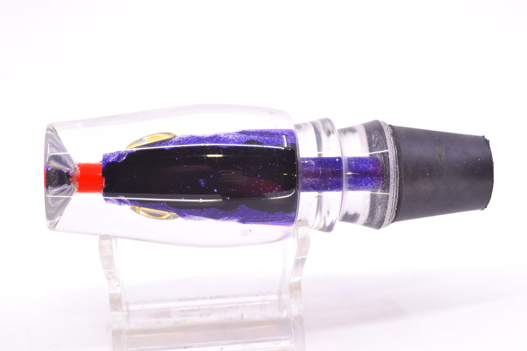 Aloha Lures Black-Purple Back Purple Fins Malolo Kona Mongo 9" 5.2oz