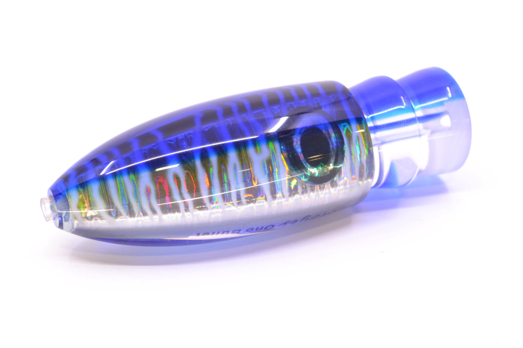 Moyes Lures Blue Mackerel Keeled Medium Ono Bullet 9" 5.8oz GZE