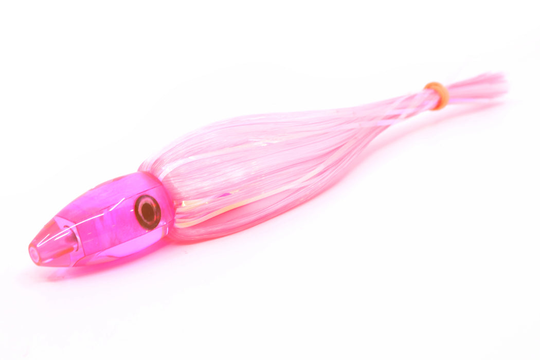 Moyes Lures Pink MOP Poon 5" 1.3oz Skirted Mixed Pink & White Hair