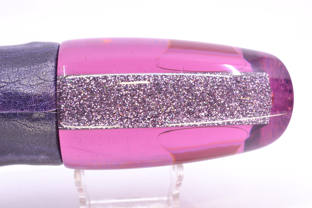 Koya Lures Purple Starburst Red Eyes Large Poi Dog 16" 13.5oz ALV Vinyl Skipjack