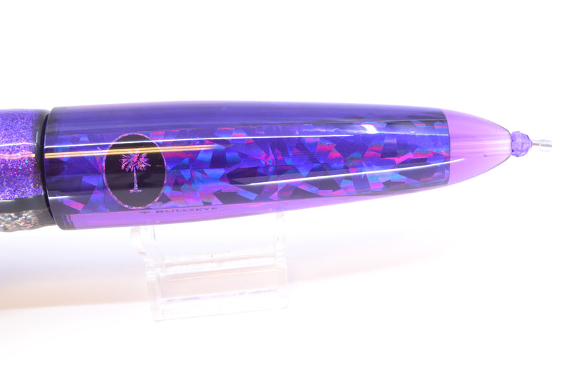 Palmetto Lures Purple Rainbow Flake Bullseye 12" 19oz Skirted Purple Mackerel
