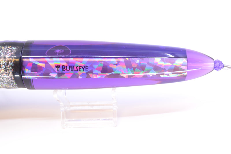 Palmetto Lures Purple Rainbow Flake Bullseye 12" 19oz Skirted Purple Mackerel