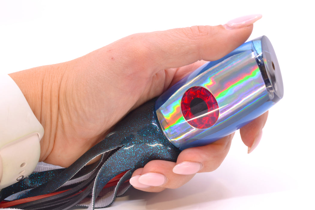 Unknown Silver Rainbow Blue Back Reverse Taper Plunger 10" 5.7oz Vinyl Teal New Pre-Owned GZE