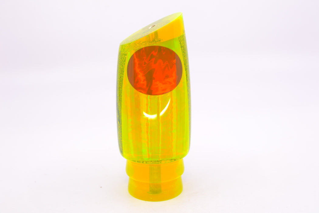 Koya Lures Chartreuse Rainbow Red Eyes Medium Poi Dog 14" 7.5oz