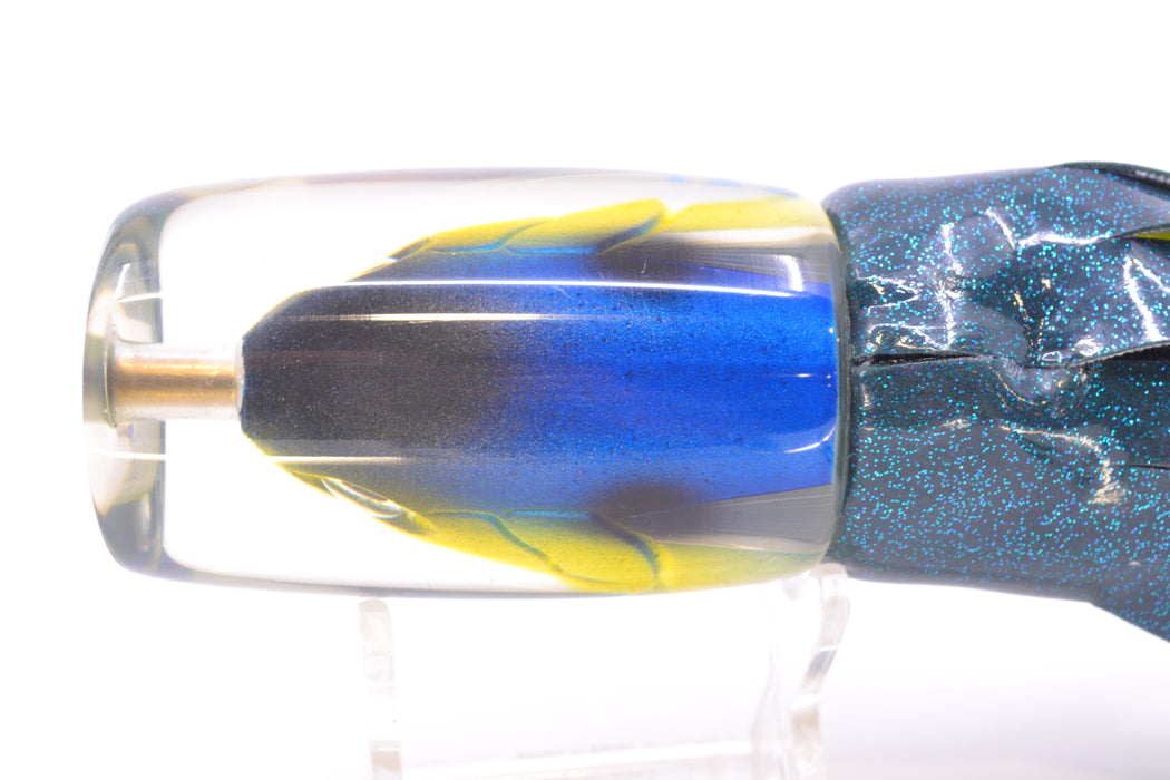 JAG Lures Blue-Green Fish Head Plunger 12" 7oz Vinyl Teal New Pre-Owned GZE