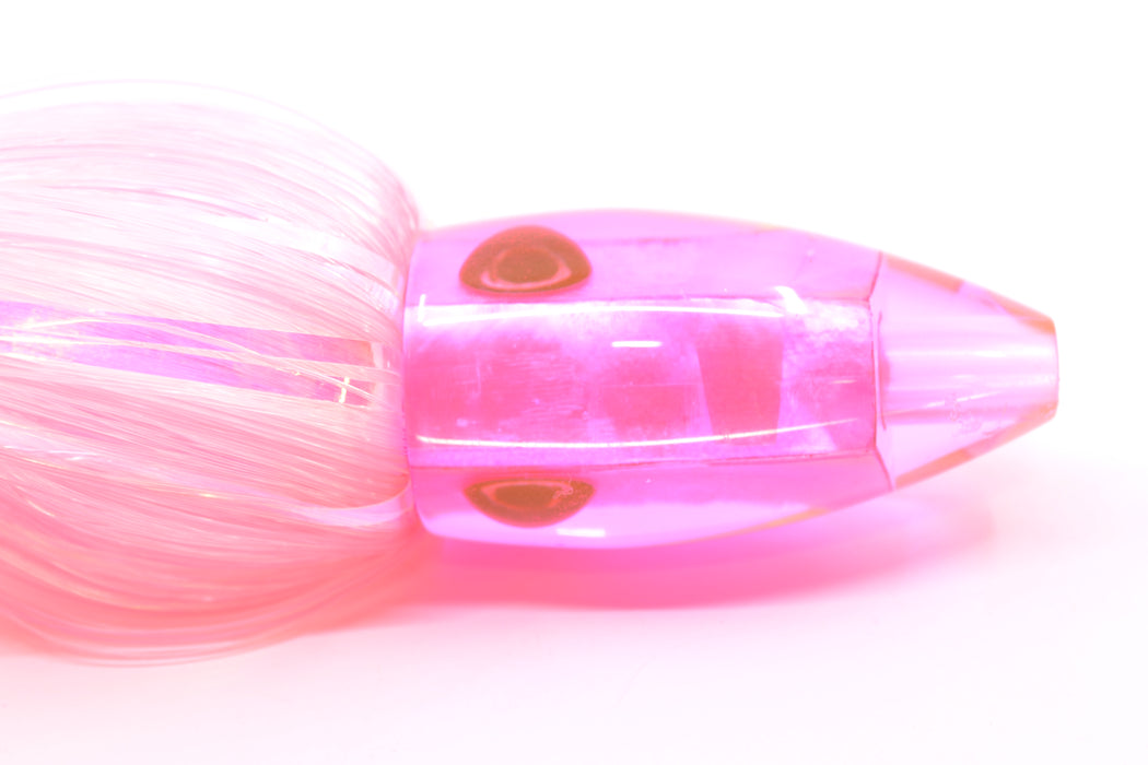 Moyes Lures Pink MOP Poon 5" 1.3oz Skirted Mixed Pink & White Hair