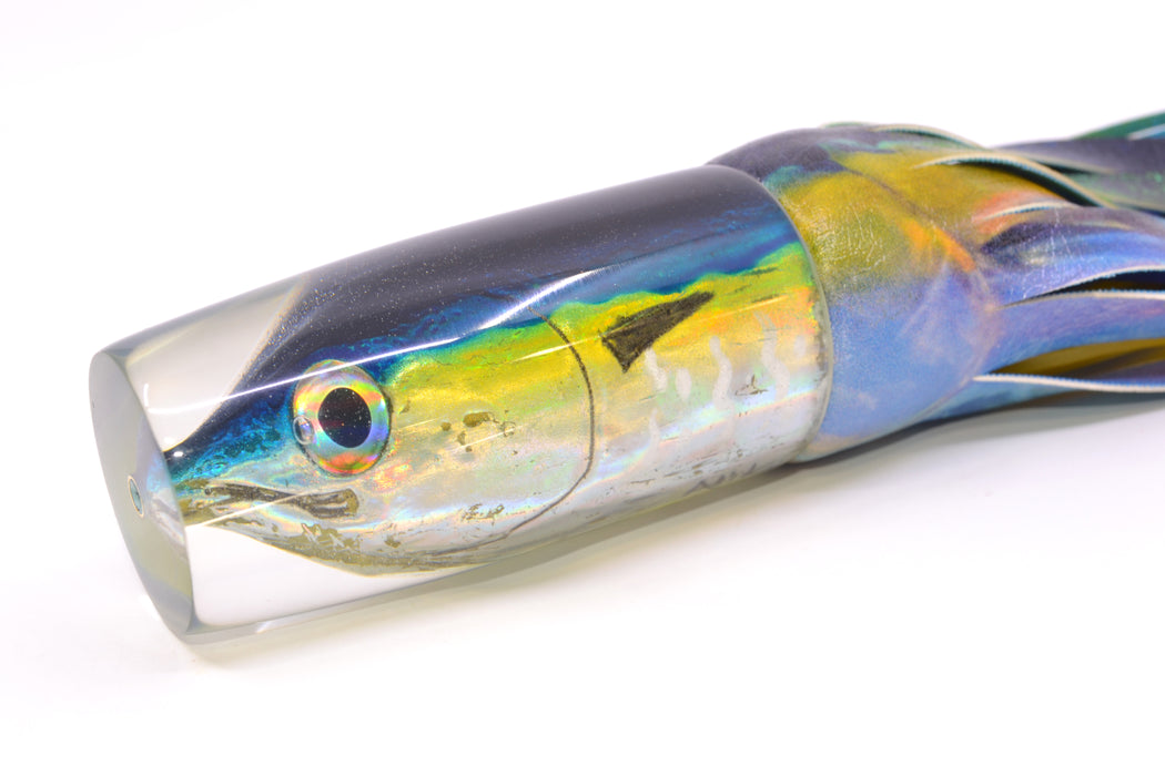 Ali'i Kai Lures Yellowfin/Shibi Medium Hard Head 12" 7oz ALV Vinyl Yellowfin Tuna Natural GZE