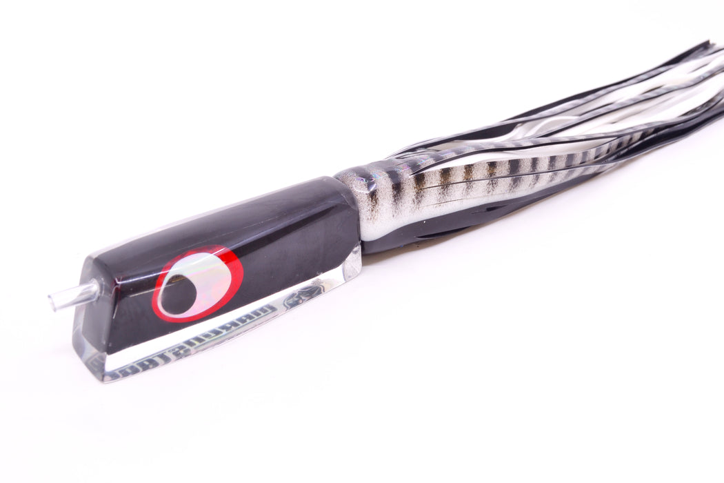 Marlinstar Black Lead Medium Tomahawk FMJ 9"+ 11.4oz Skirted White Aurora-Black GZE