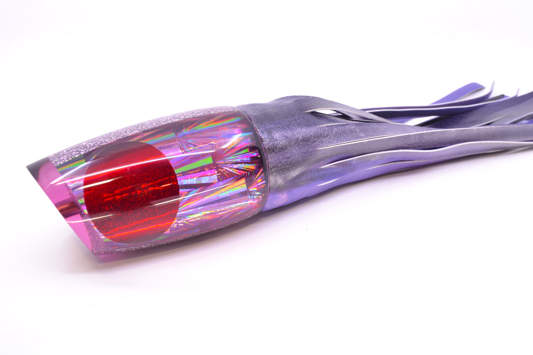 Koya Lures Purple Starburst Red Eyes Large Poi Dog 16" 13.5oz ALV Vinyl Skipjack