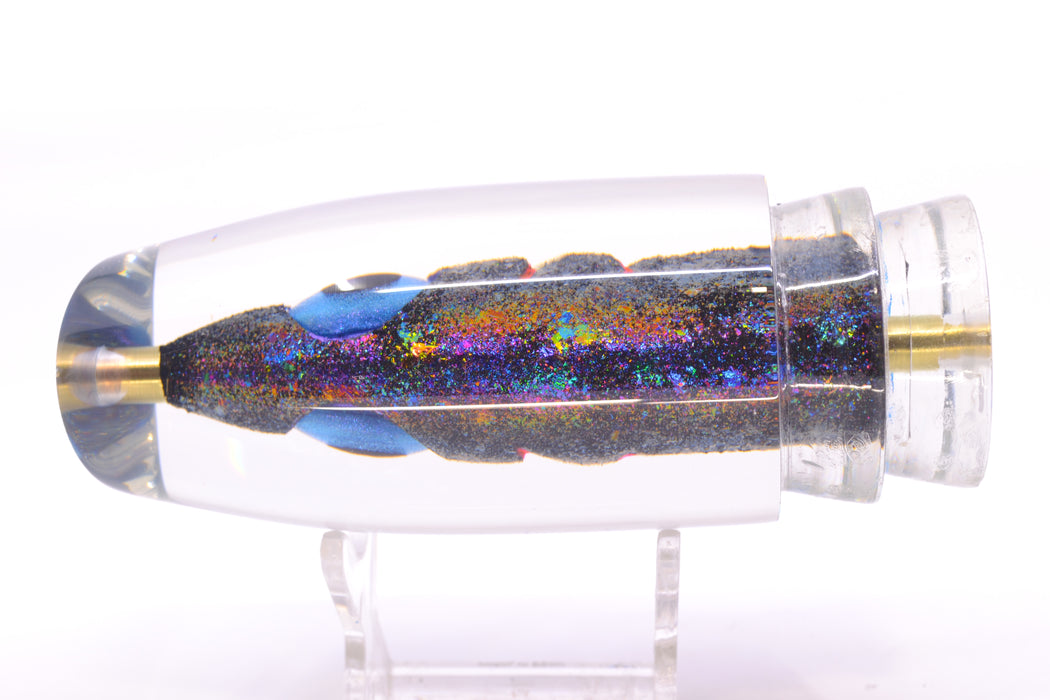 Joe Yee by KEGZ-Niiyama Collab Rainbow Fish Head Black-Blue Eyes #1 Super Plunger 14" 7.2oz GZE