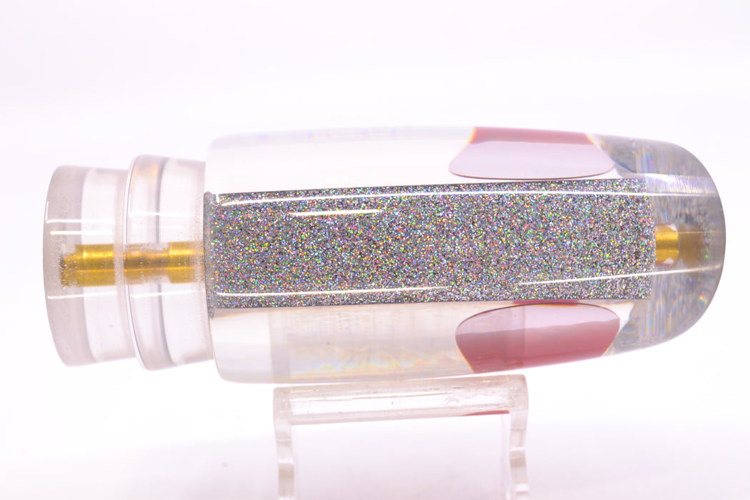 Koya Lures Silver Rainbow Starburst Red Eyes Medium Poi Dog 14" 7.5oz