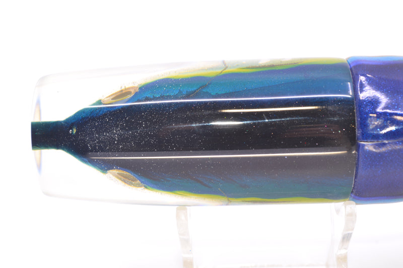 Ali'i Kai Lures Yellowfin/Shibi Medium Hard Head 12" 7oz Fire Tailz Vinyl Yellowfin
