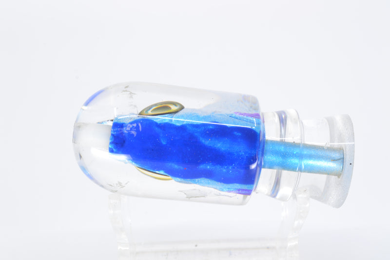Aloha Lures Blue-Ice Blue Back Purple Fins Magic Malolo 9" 3oz *CHIPPED*