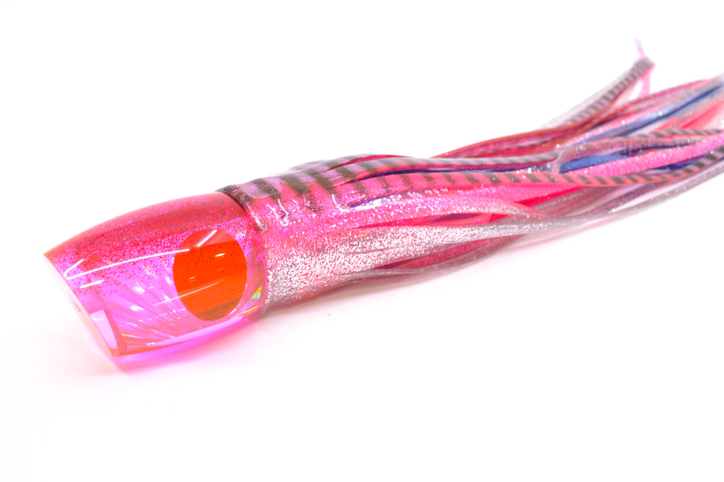 TANTRUM Lures Pink Rainbow Starburst Red Back Medium Bandit 9" 5oz Skirted Pink Aurora