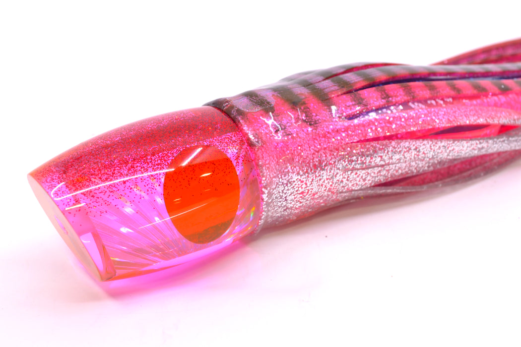 TANTRUM Lures Pink Rainbow Starburst Red Back Medium Bandit 9" 5oz Skirted Pink Aurora