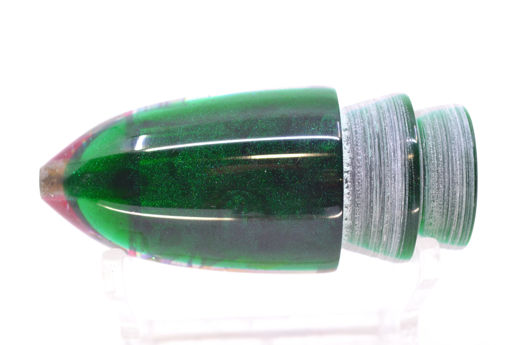 Bomboy Lures Blue-Purple Abalone Green Back Baby Bomb 9" 2.8oz
