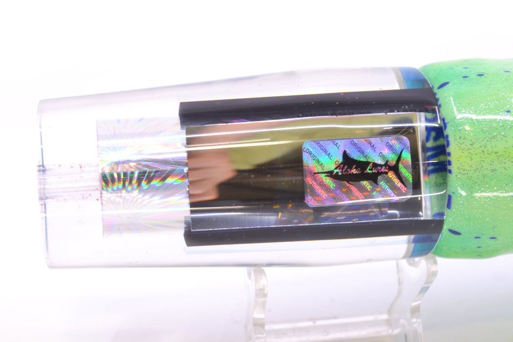 Aloha Lures Clear Mirrored Silver Starburst Sundowner 14" 11.5oz FT Vinyl Mad Mahi