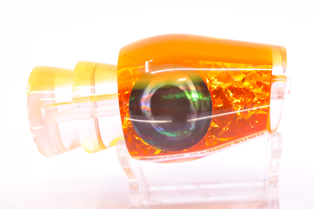 Moyes Lures Orange Dichro Orange Back Taxi Eyes Medium Sumo 12" 3.7oz