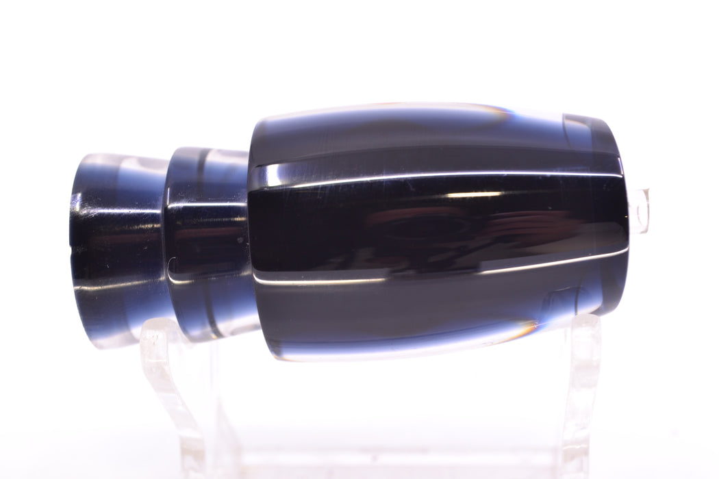 Moyes Lures Clear Mirrored Black Back Red Eyes Small J-Boy 9" 1.5oz