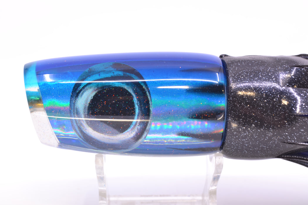 JAG Lures Blue Skipjack Plunger 12" 8oz Vinyl Black New Pre-Owned GZE